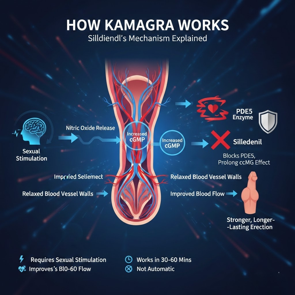 Educational infographic 2 for kamagra duration strength