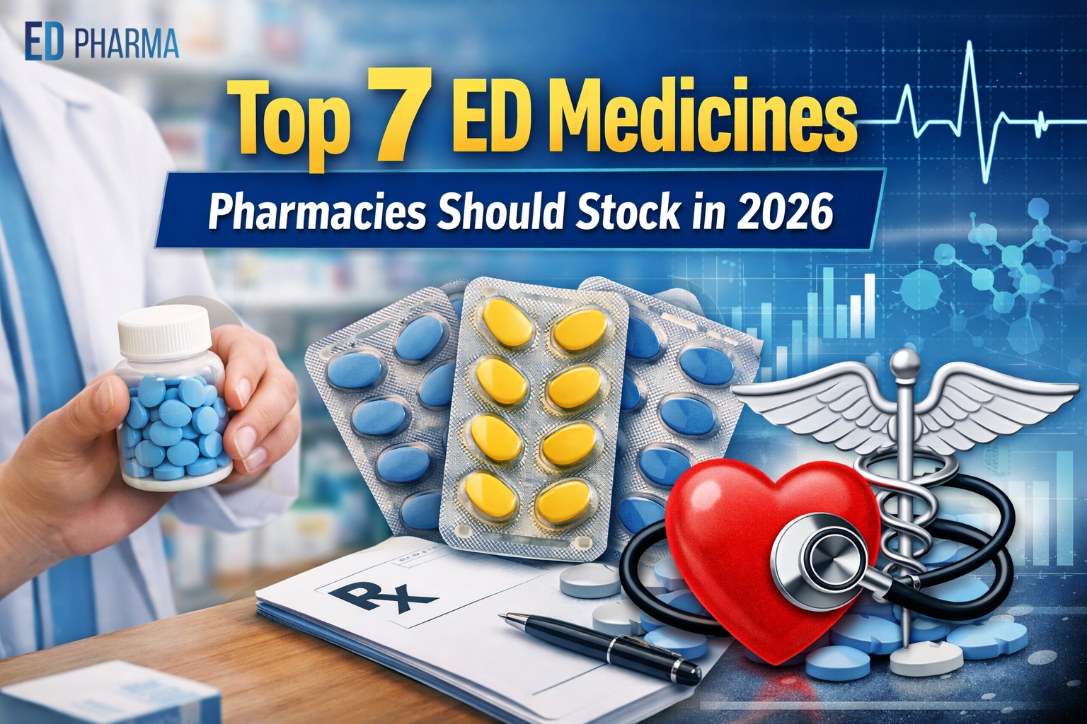 Educational infographic 1 for top 7 ed medicines 2026