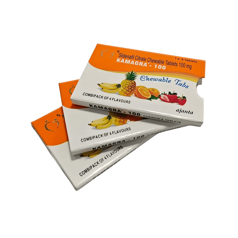 Kamagra-100 mg Chewable Tablet (Orange) - View 2