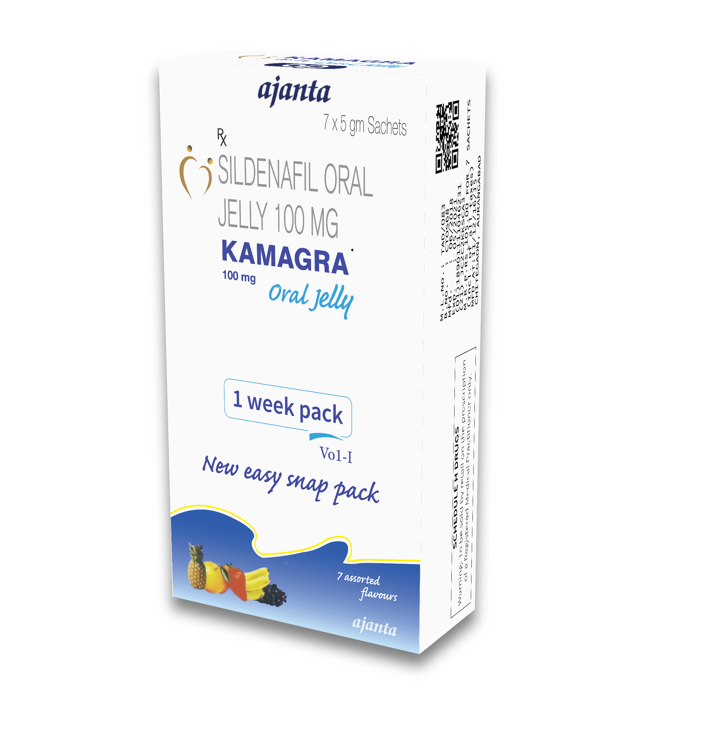 Kamagra 100 mg Oral Jelly Vol 1 - View 1