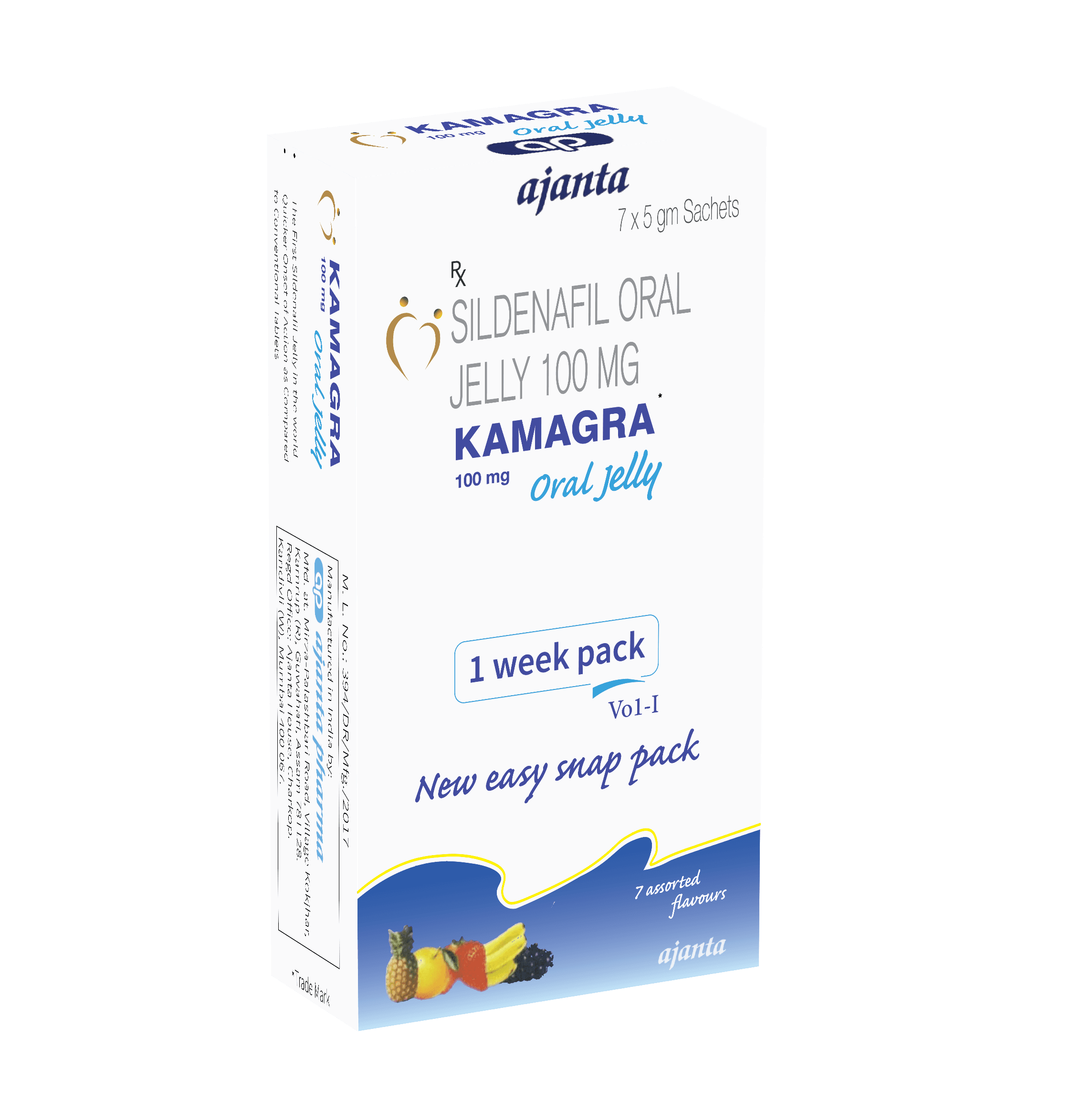 Kamagra 100 mg Oral Jelly Vol 1 - View 3