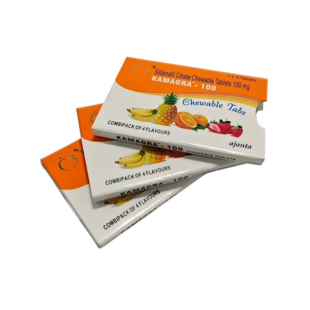 Kamagra-100 mg Chewable Tablet (Orange) - View 2